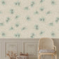 Bea's Swallows Wallpaper - Cliffwell Stone and Radmoor Blue - Josephine Munsey - JMW-102021 - Premier Wallcovering