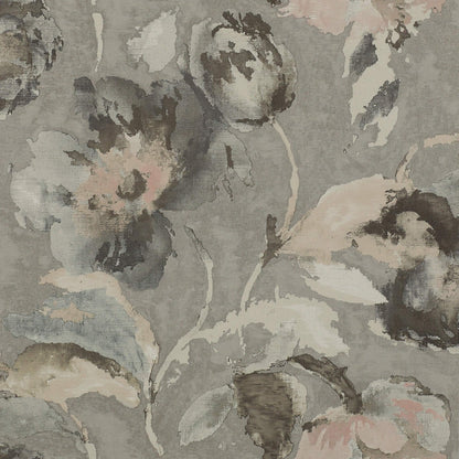 Beatrice Wallpaper - Silver/Pink - J162W - 01 - Jane Churchill