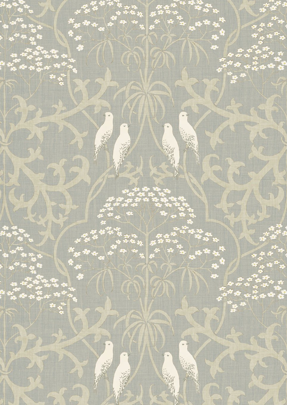 Bella Wallpaper - Earl Grey - Lewis & Wood - Premier Wallcovering