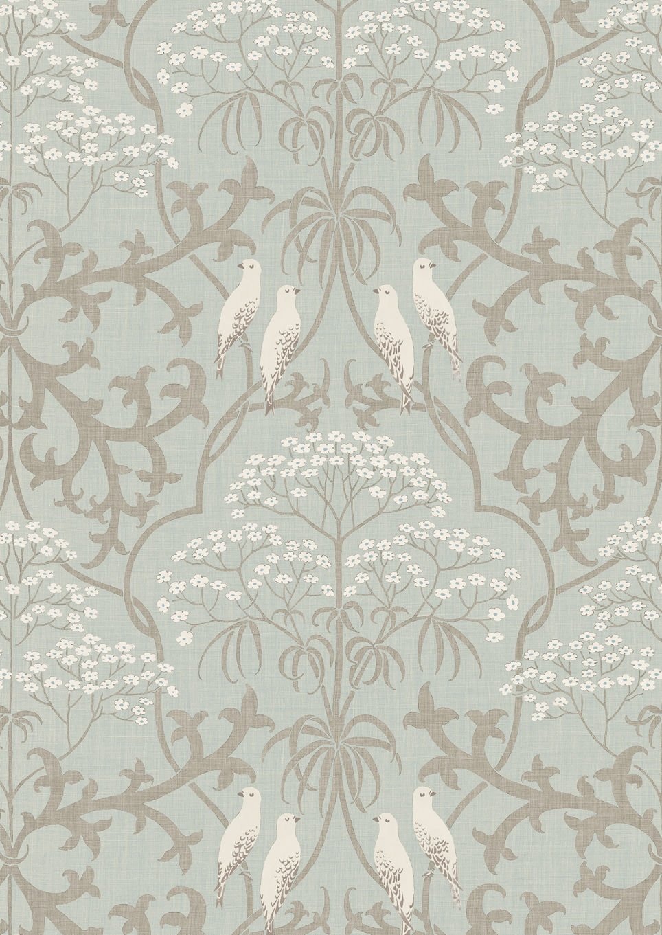 Bella Wallpaper - Powder - Lewis & Wood - Premier Wallcovering