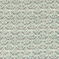 Bellflowers Fabric - Indigo/Seagreen - Morris & Co - 227253 - Premier Wallcovering