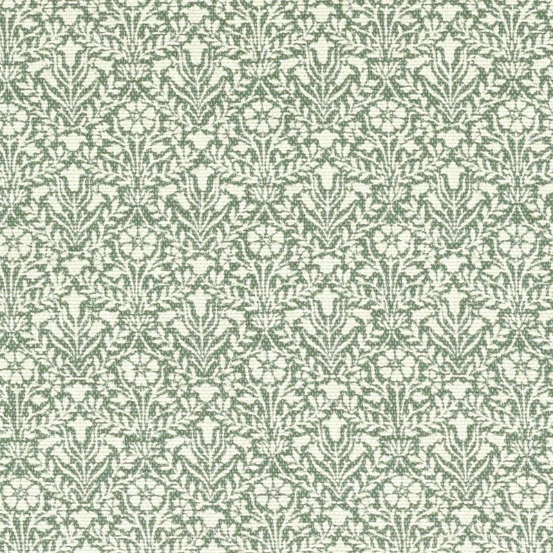 Bellflowers Weave Fabric - Seagreen - Morris & Co - 237422 - Premier Wallcovering