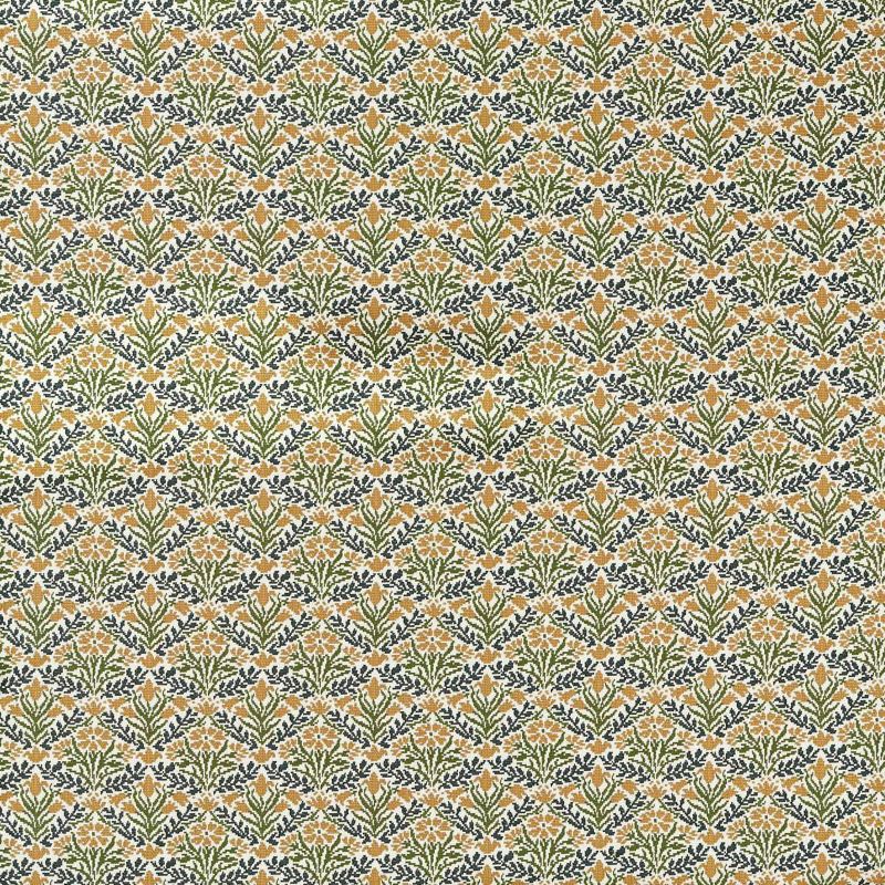 Bellflowers Weave Outdoor Fabric - Moss/Wheat - Morris & Co - 237560 - Premier Wallcovering