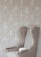 Benaki Wallpaper - Blue Mink - Lewis & Wood - Premier Wallcovering