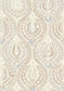 Benaki Wallpaper - Blue Mink - Lewis & Wood - Premier Wallcovering