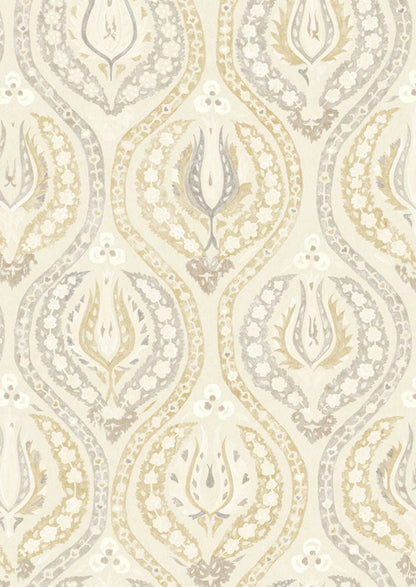 Benaki Wallpaper - Beige Biscuit - Lewis & Wood - Premier Wallcovering