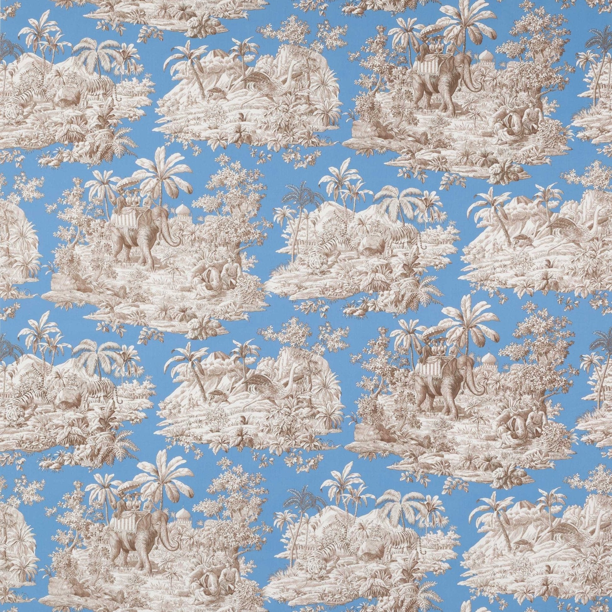 Bengale Fabric - Bleu - Manuel Canovas - M4081-05 - Premier Wallcovering