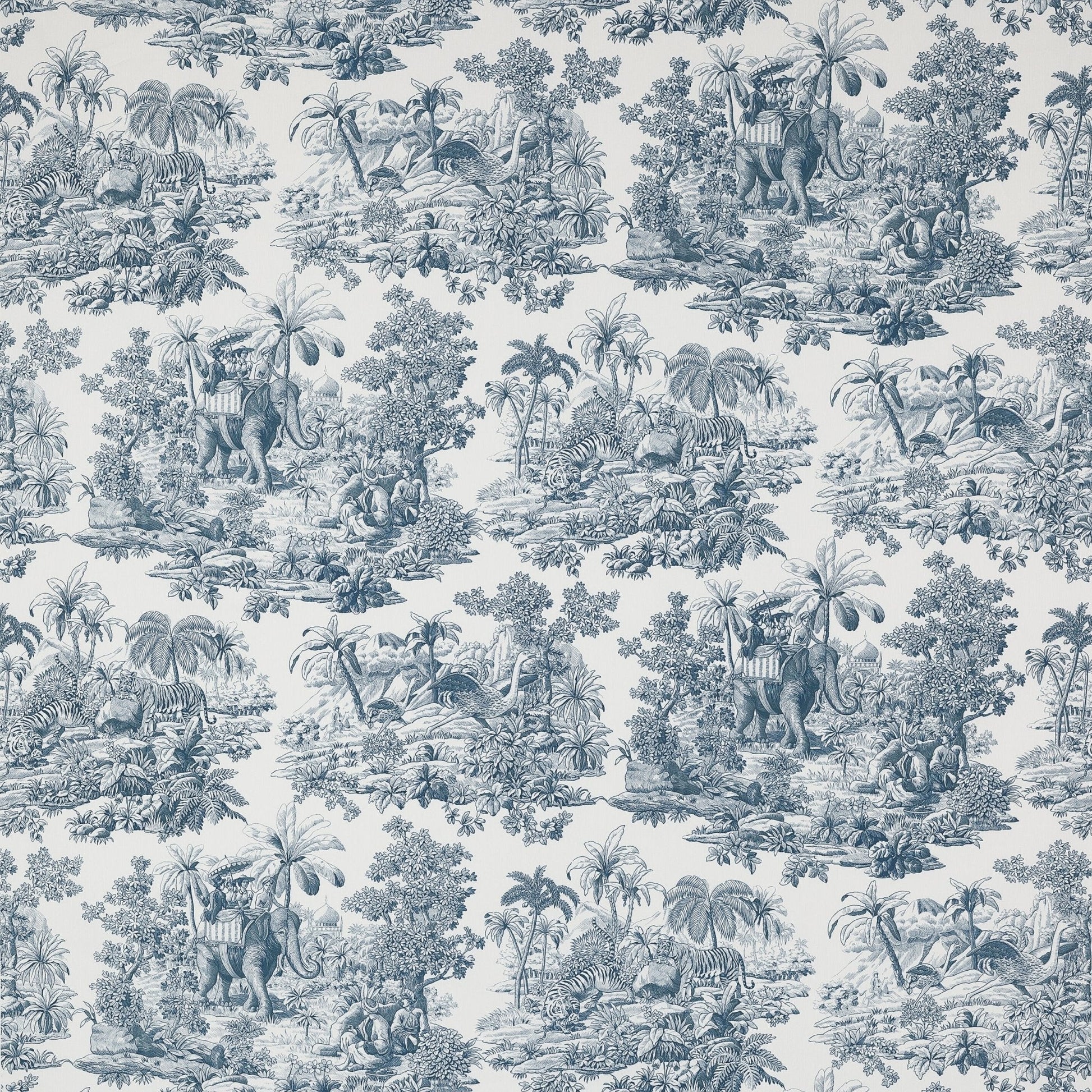 Bengale Fabric - Paon - Manuel Canovas - M4081-04 - Premier Wallcovering