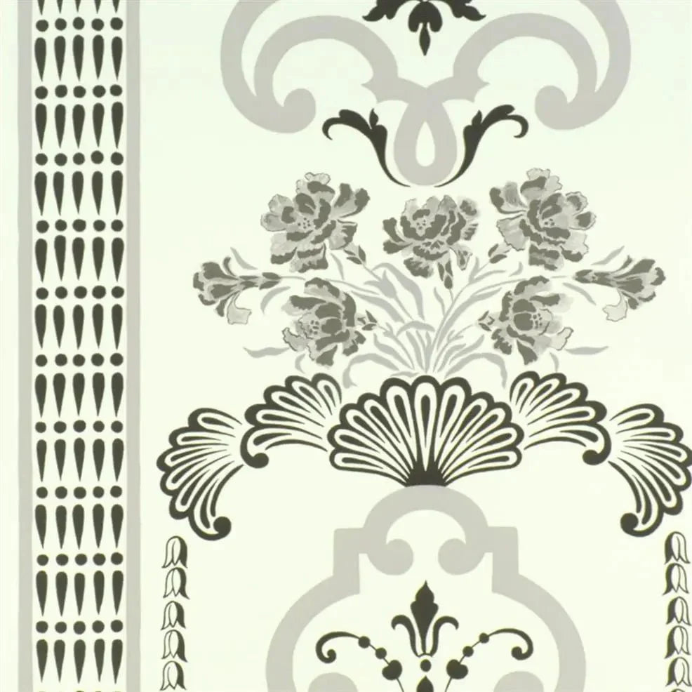 Bergius Wallpaper - Graphite - P554/04 - Designers Guild