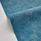 Beton Uni Wallpaper - Bleu Madure - Caselio - 101496020