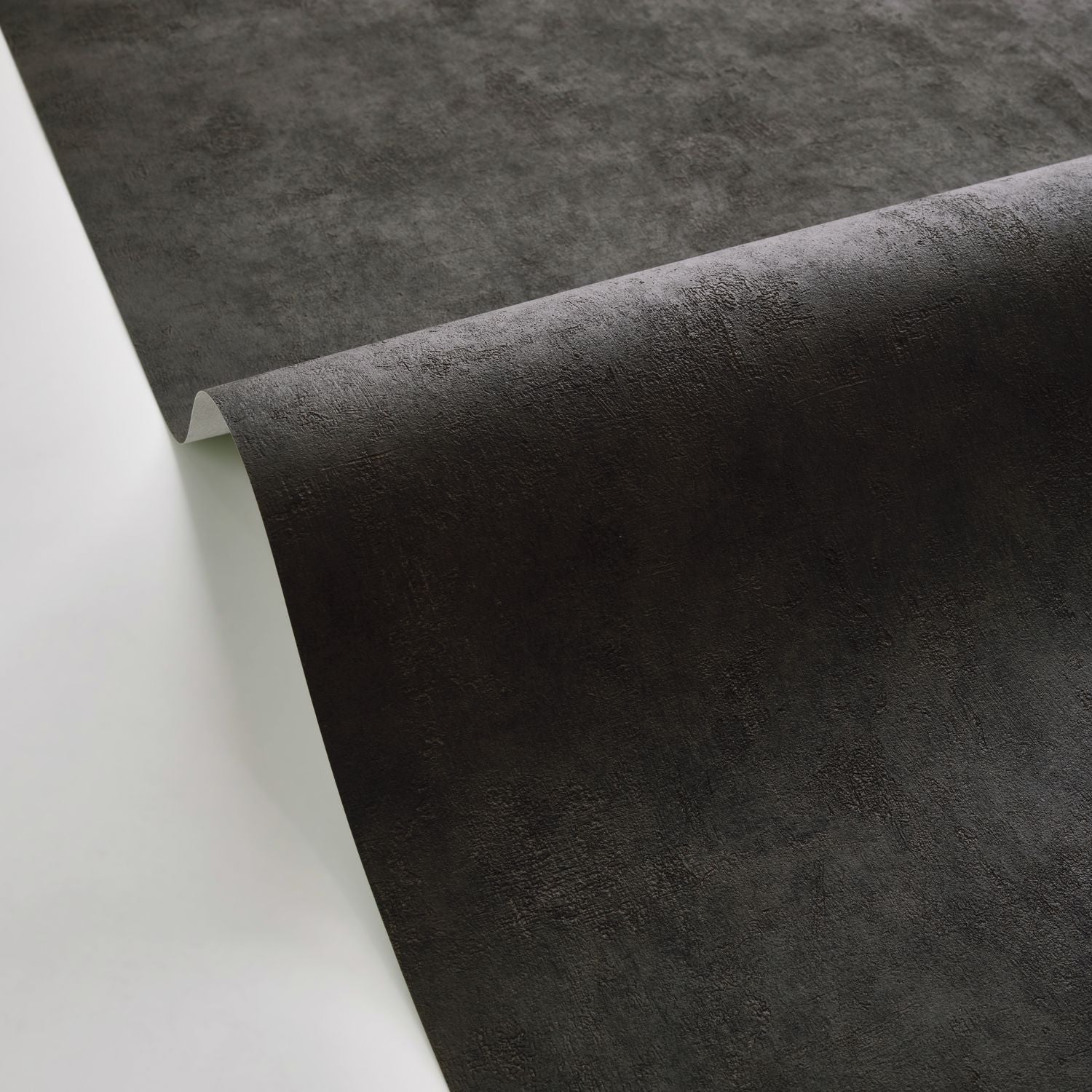 Beton Uni Wallpaper - Noir - Caselio - 101489949
