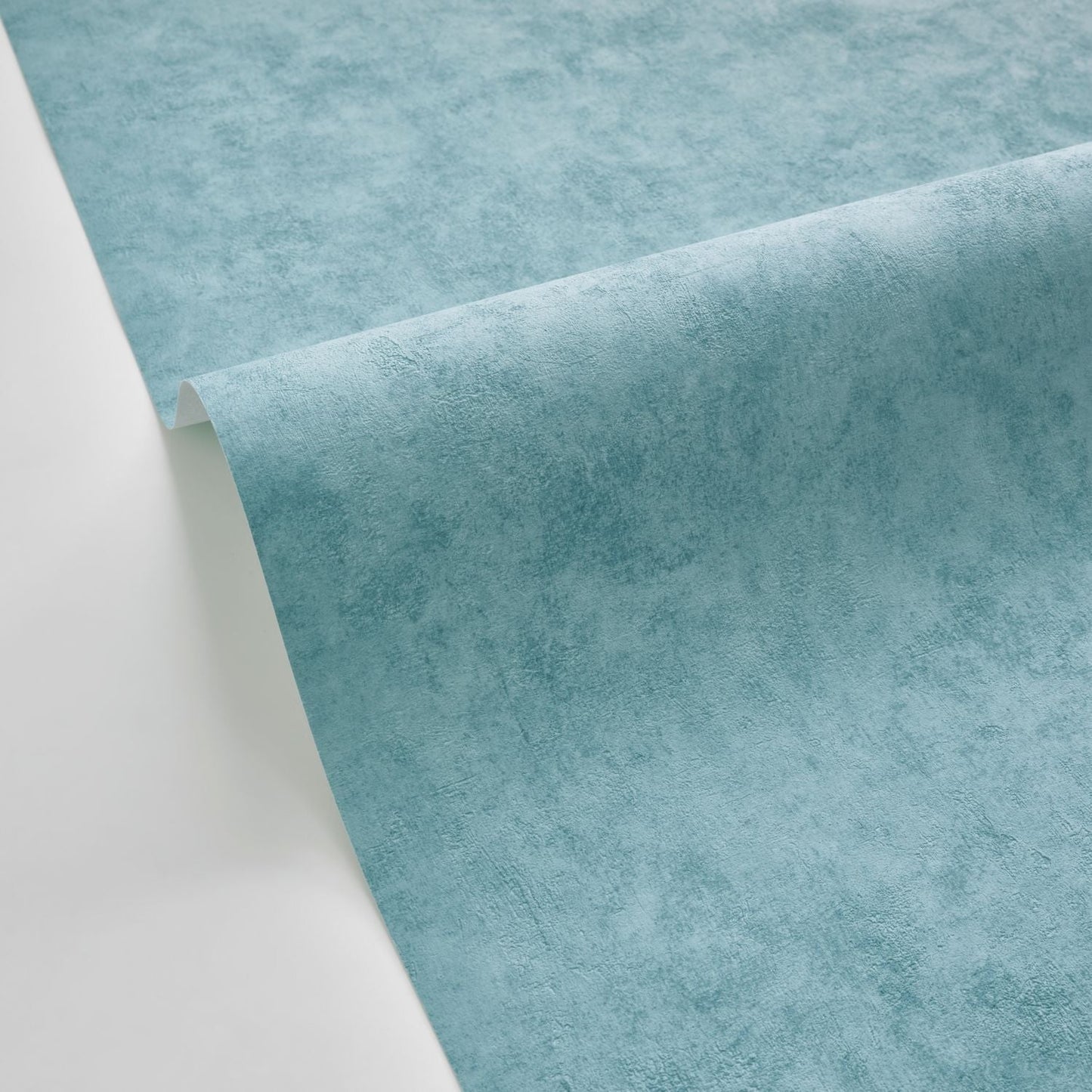 Beton Uni Wallpaper - Bleu Lagon - Caselio - 101486300