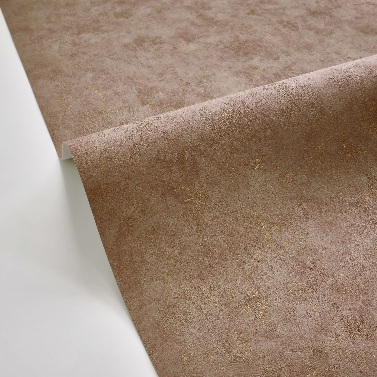 Beton Uni Wallpaper - Marron Cuivre - Caselio - 101492010