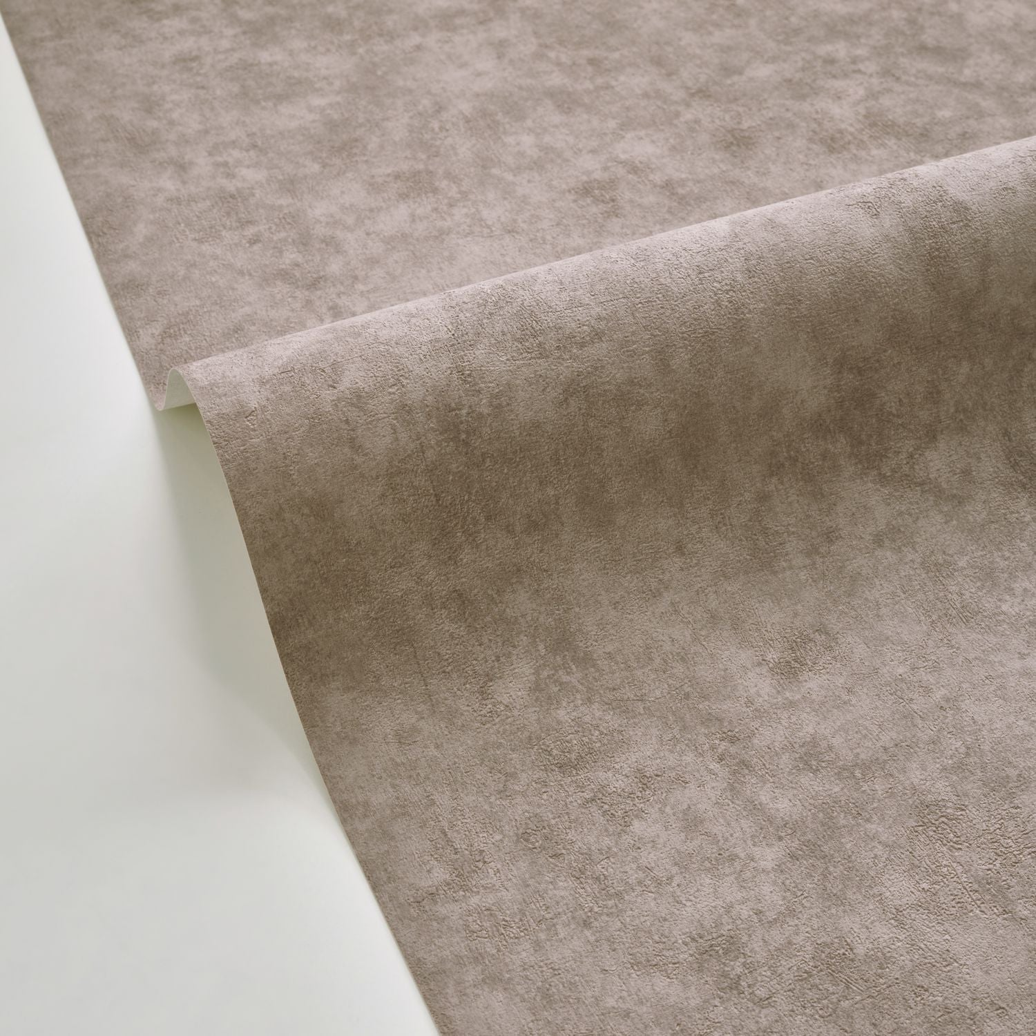 Beton Uni Wallpaper - Taupe Gris Fonce - Caselio - 101481899