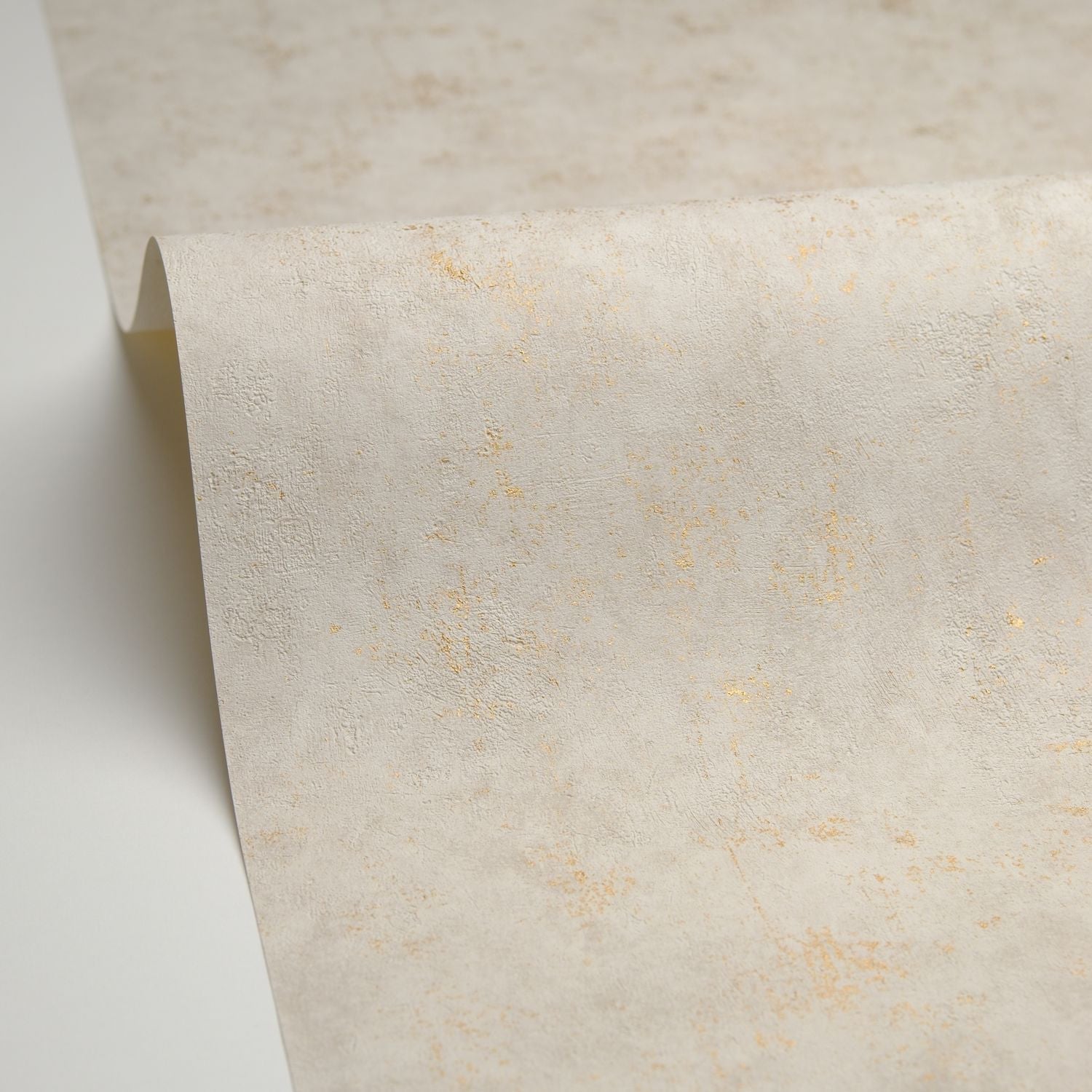 Beton Uni Wallpaper - Ficelle - Caselio - 101491127