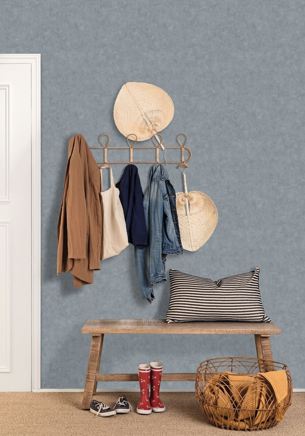 Beton Uni Wallpaper - Carbone Clair - Caselio - 101489578