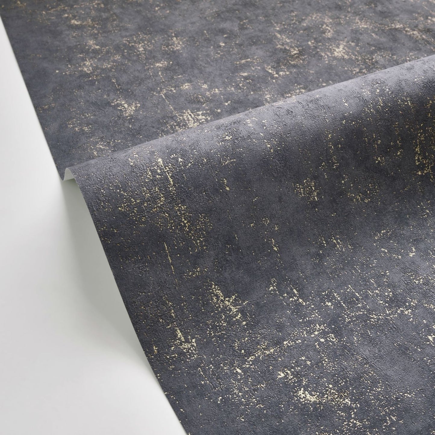 Beton Uni Wallpaper - Noir - Caselio - 101499125