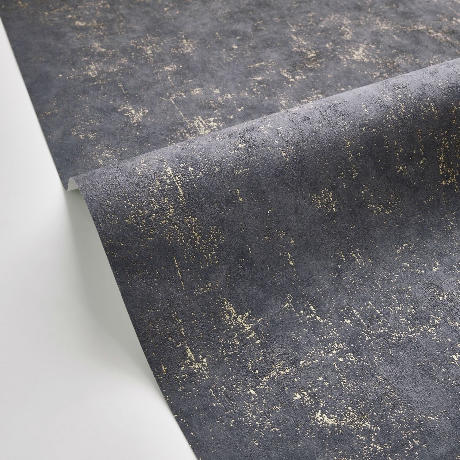 Beton Uni Wallpaper - Noir - Caselio - 101499125