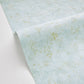 Beton Uni Wallpaper - Bleu Topaze - Caselio - 101496250