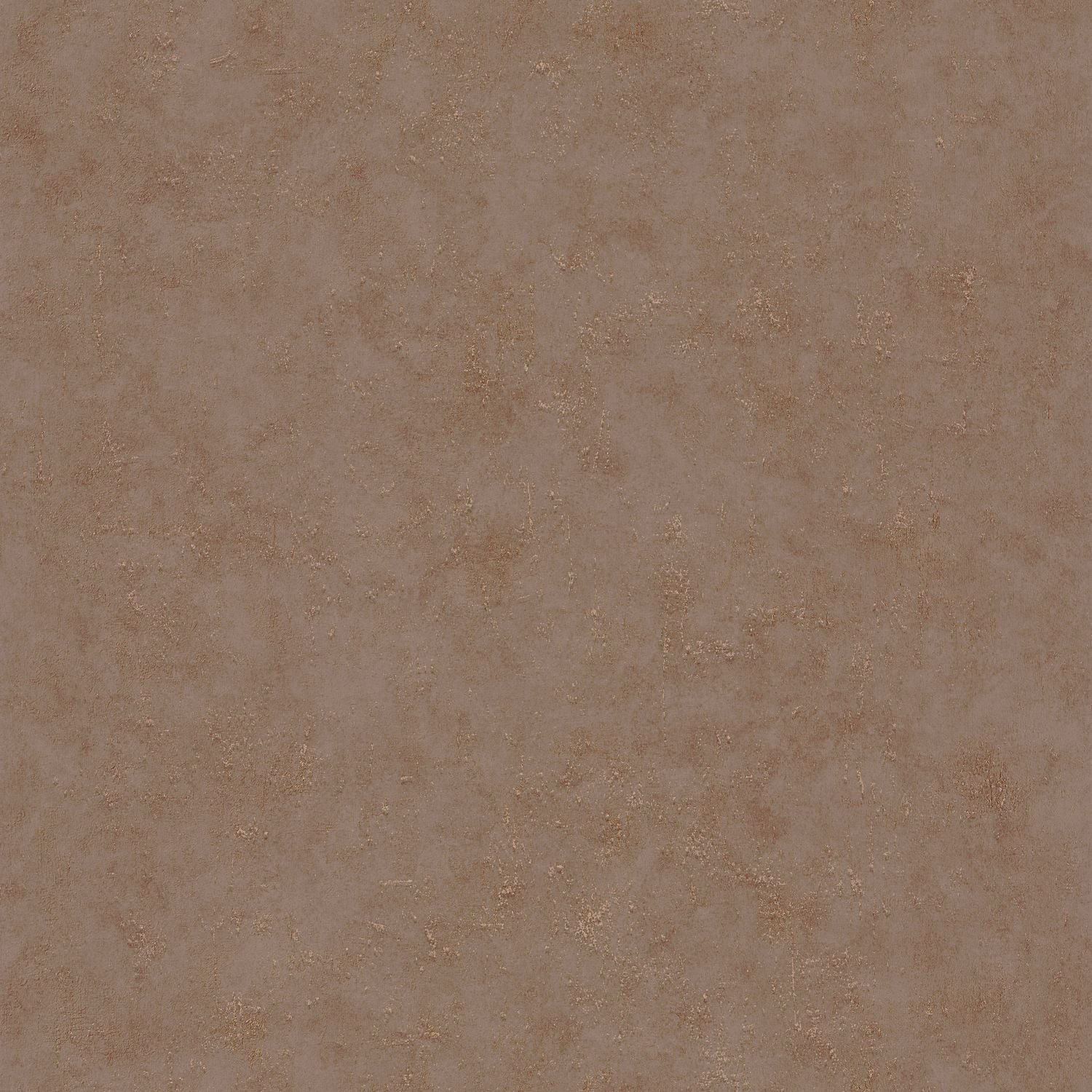 Beton Uni Wallpaper - Marron Cuivre - Caselio - 101492010