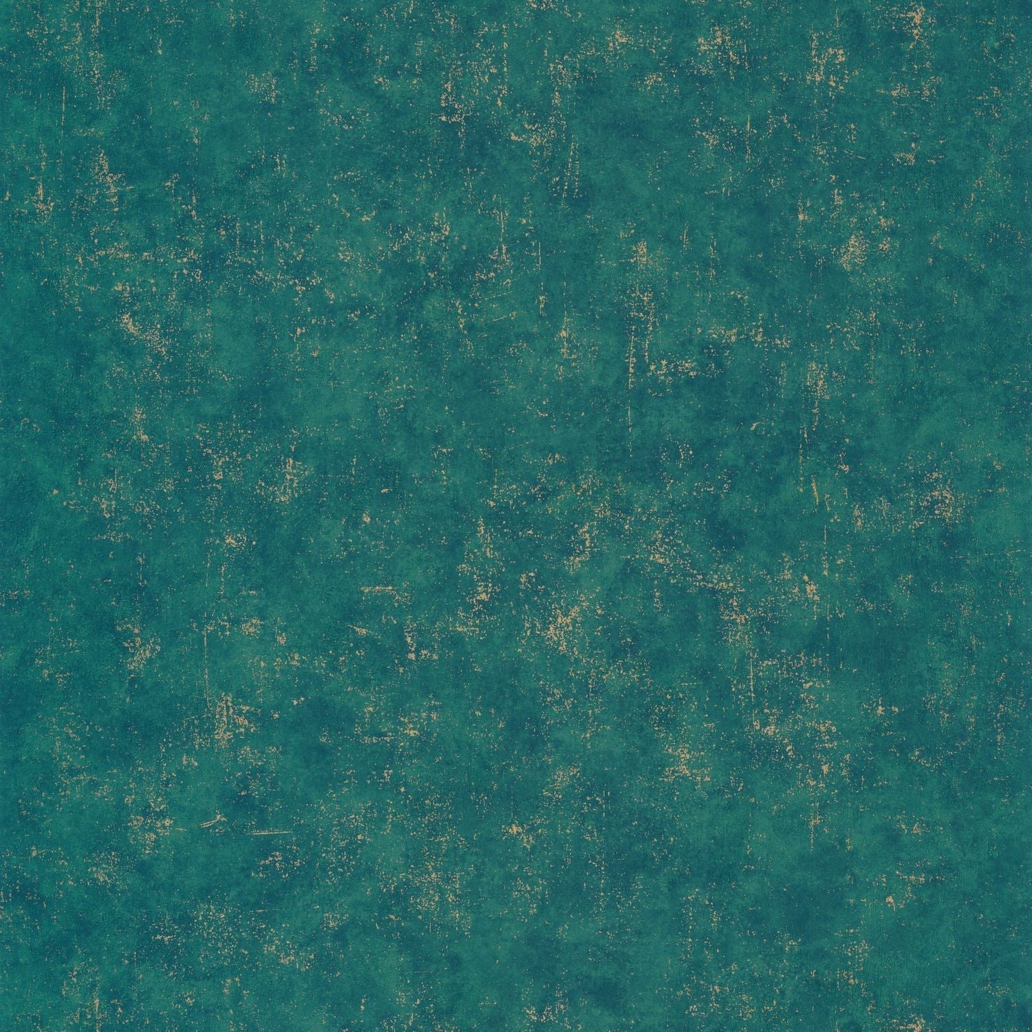 Beton Uni Wallpaper - Emeraude - Caselio - 101497020