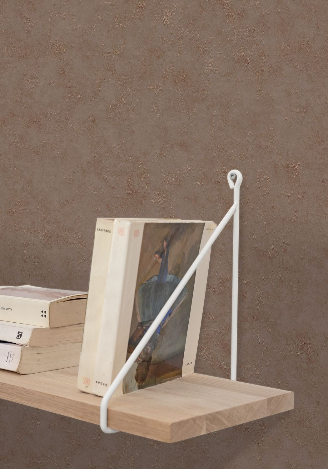 Beton Uni Wallpaper - Marron Cuivre - Caselio - 101492010