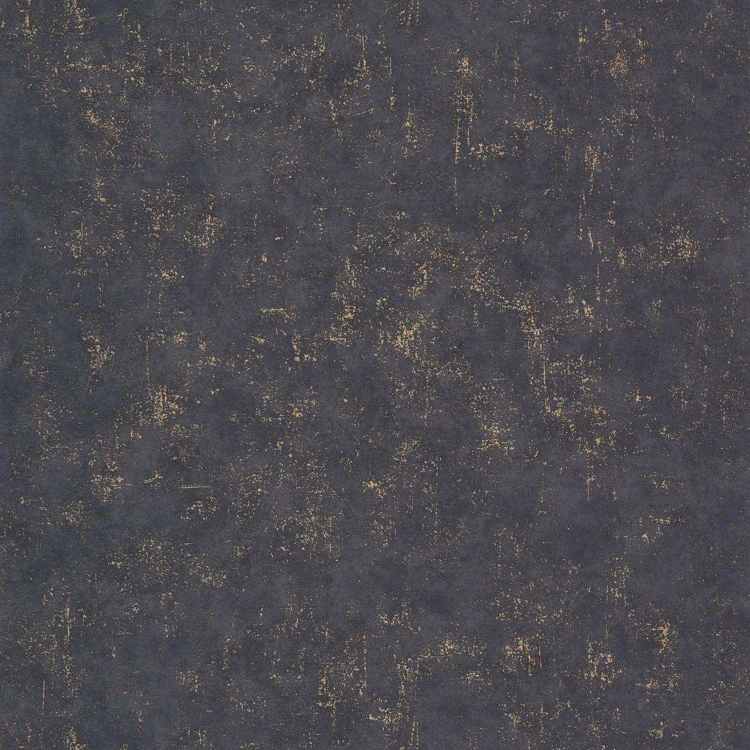 Beton Uni Wallpaper - Noir - Caselio - 101499125