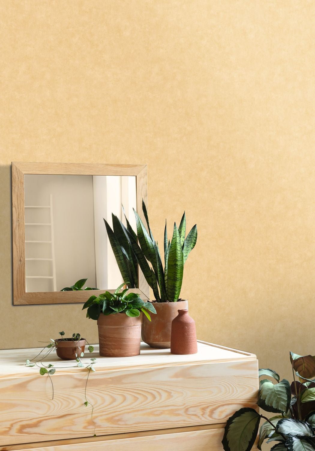 Beton Uni Wallpaper - Sable - Caselio - 101481515