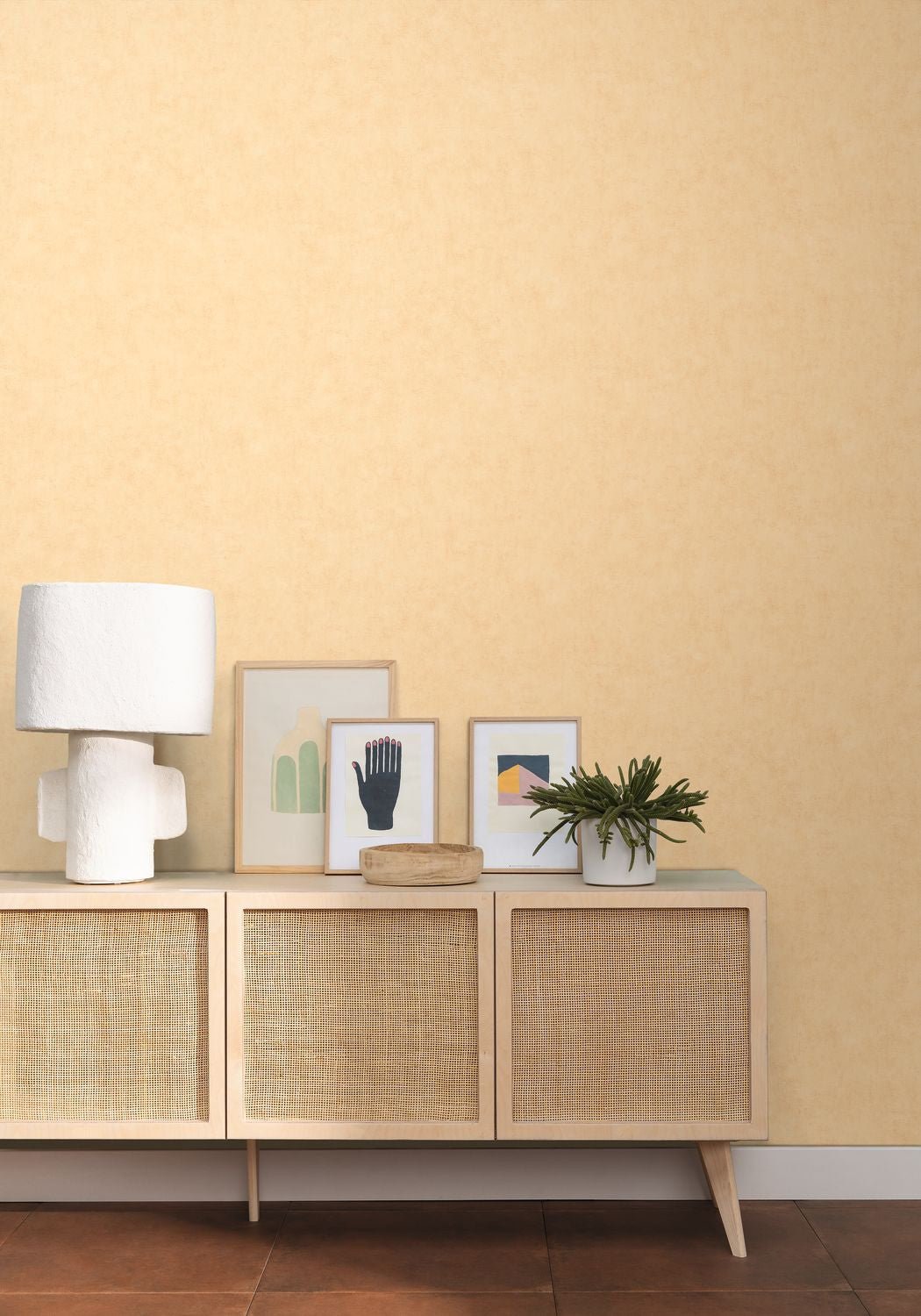 Beton Uni Wallpaper - Peau De Peche - Caselio - 101483100