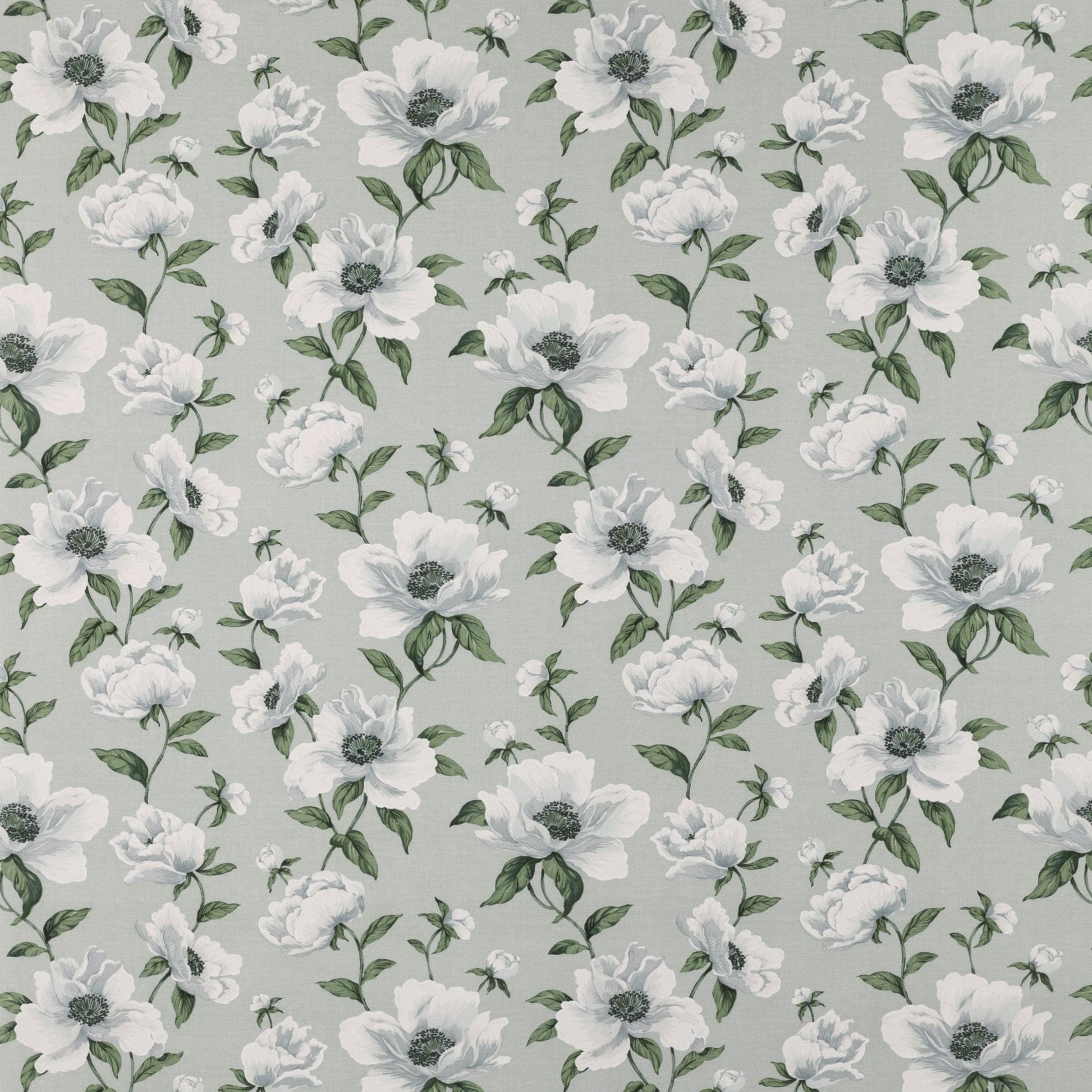 Bianca Fabric - Aqua - Manuel Canovas - M4097-02 - Premier Wallcovering