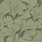 Biloba Ginkgo Wallpaper - Vert Kaki - Casadeco - 86247318 - Premier Wallcovering