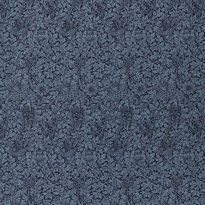 Bird & Anemone Weave Outdoor Fabric - Indigo - Morris & Co - 237579 - Premier Wallcovering