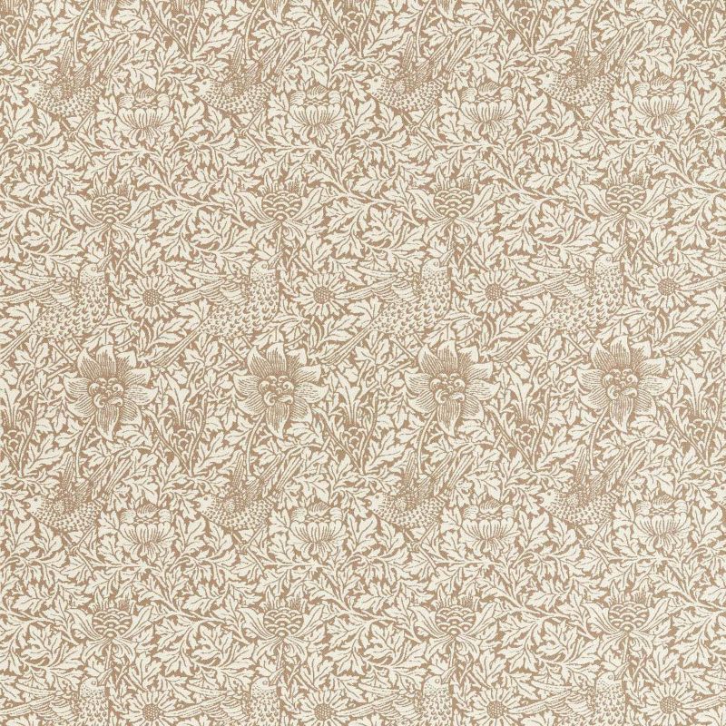 Bird & Anemone Weave Outdoor Fabric - Linen - Morris & Co - 237582 - Premier Wallcovering