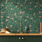Bird & Pomegranate Wallpaper - Deep Green - 124260 - William Morris AH - Premier Wallcovering
