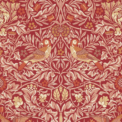 Bird Wallpaper - Madder/Weld - 217195 - Morris & Co