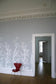 Birdbranch Wallpaper Panels - White on Pale Blue - Timorous Beasties - EX/BIRD/4232/05 - Premier Wallcovering