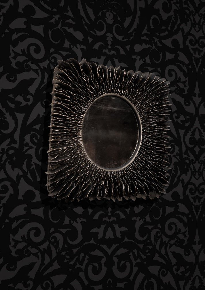 Birdcage Superwide Wallpaper - Black on Black - Timorous Beasties - SWP/BRC/BLK/05 - Premier Wallcovering