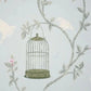 Birdcage Walk Wallpaper - Blue - Nina Campbell - NCW3770 - 03 - Premier Wallcovering