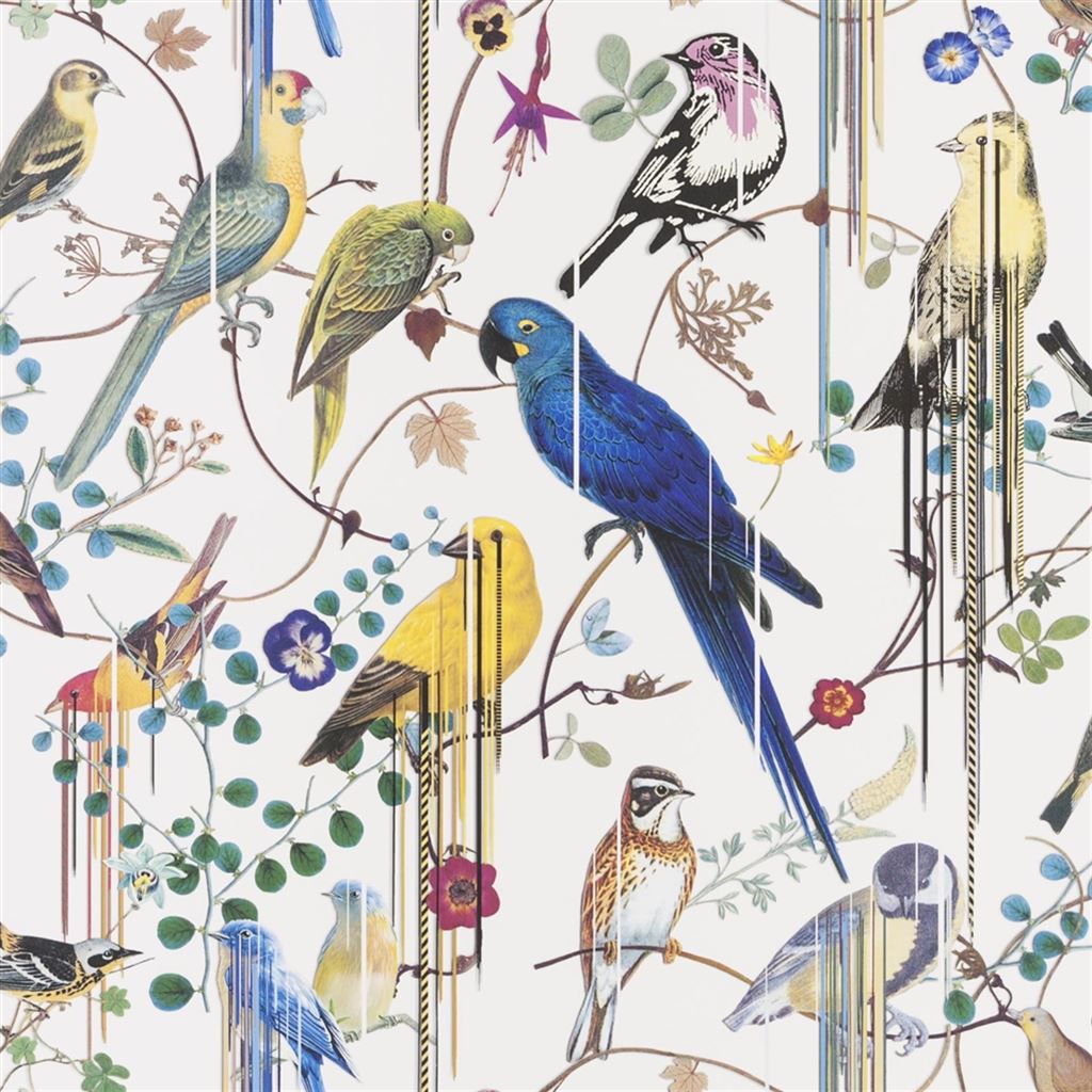 Birds Sinfonia Wallpaper - Perce Neige - Christian Lacroix - PCL7017/02 - Premier Wallcovering