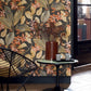 Birdsong Delicacy Wallpaper - Noir, Jaune And Orange - Casadeco - 85382347 - Premier Wallcovering