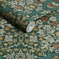 Blackthorn Wallpaper - Deep Green - 124252 - William Morris AH - Premier Wallcovering
