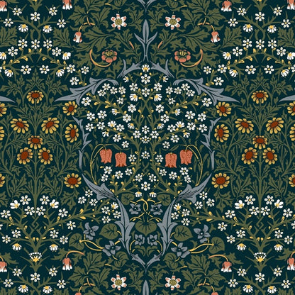 Blackthorn Wallpaper - Billiard Green - House of Hackney - 1-WA-BLA-DI-BIL-XXX