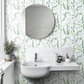 Bladranker Wallpaper - Green - Boråstapeter - 1787 - Premier Wallcovering