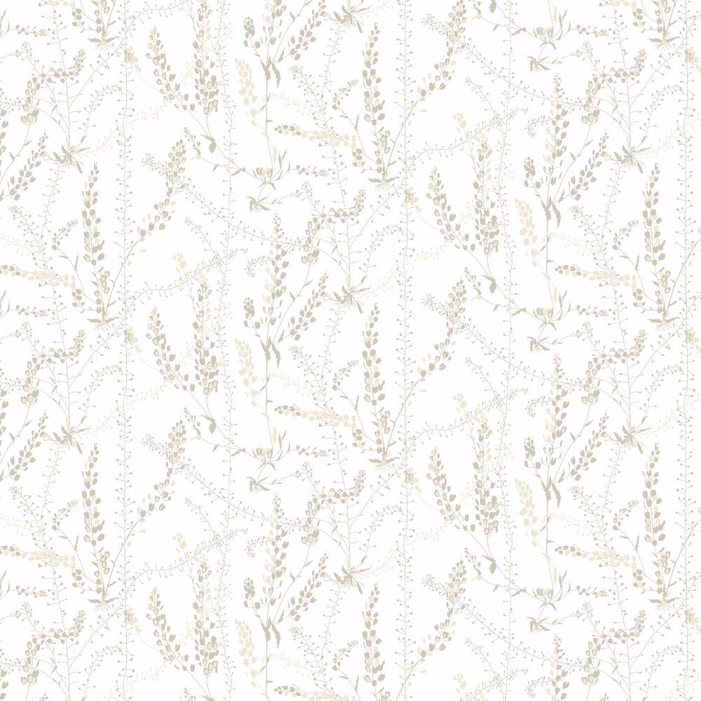 Bladranker Wallpaper - Ivory - Boråstapeter - 1785 - Premier Wallcovering