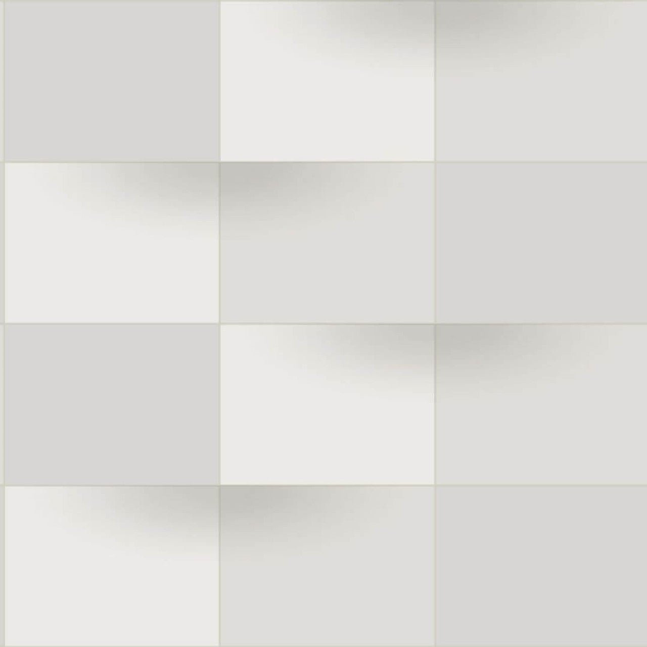 Blocks Perception Wallpaper - Gris Albatre - Casadeco - 86539127 - Premier Wallcovering