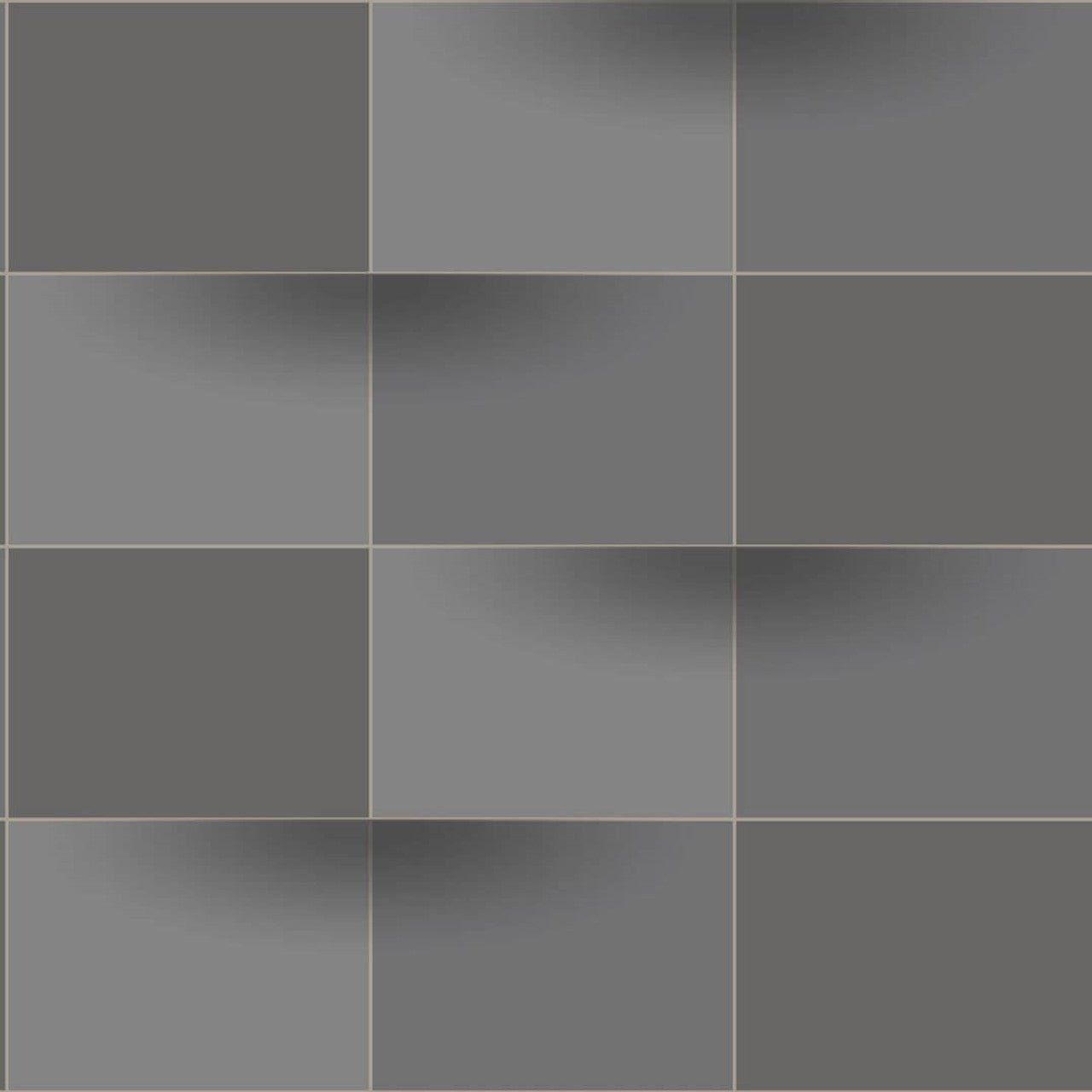 Blocks Perception Wallpaper - Noir Graphite - Casadeco - 86539505 - Premier Wallcovering