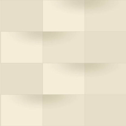 Blocks Perception Wallpaper - Beige - Casadeco - 86531111 - Premier Wallcovering