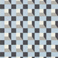 Blocks Wallpaper - Cornflower/Black Earth/Sketched - HQN3112944 - Harlequin - Premier Wallcovering