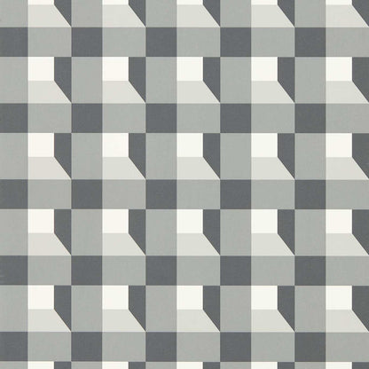Blocks Wallpaper - Black Earth/Sketched/Diffused Light - Harlequin - HQN3112943