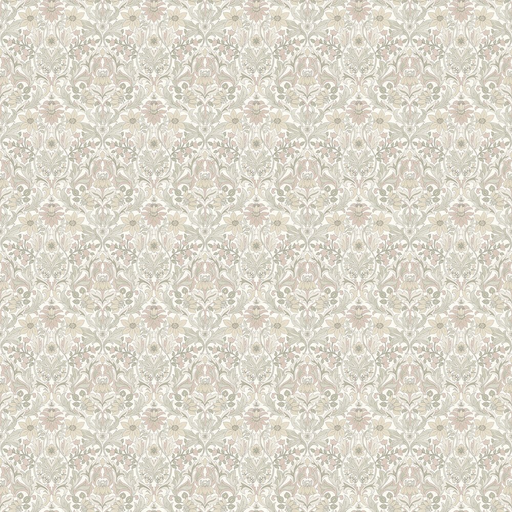 Blomsterfrojd Wallpaper - Graceful Green - Boråstapeter - 3295 - Premier Wallcovering